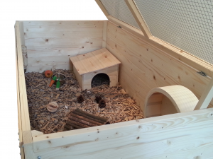 120cm Hedgehog & Guinea Pig Home with Substrate Bedding