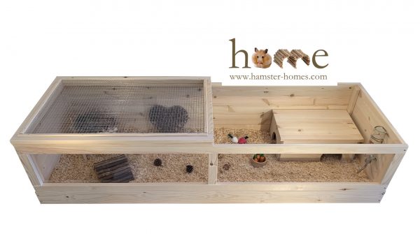 Extra Large Indoor Guinea Pig Cage with Perspex Front and Optional Roof - 150x60cm or 180x60cm - Image 3