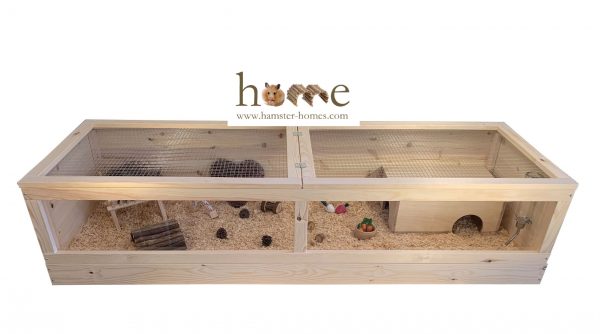 Extra Large Indoor Guinea Pig Cage with Perspex Front and Optional Roof - 150x60cm or 180x60cm - Image 5