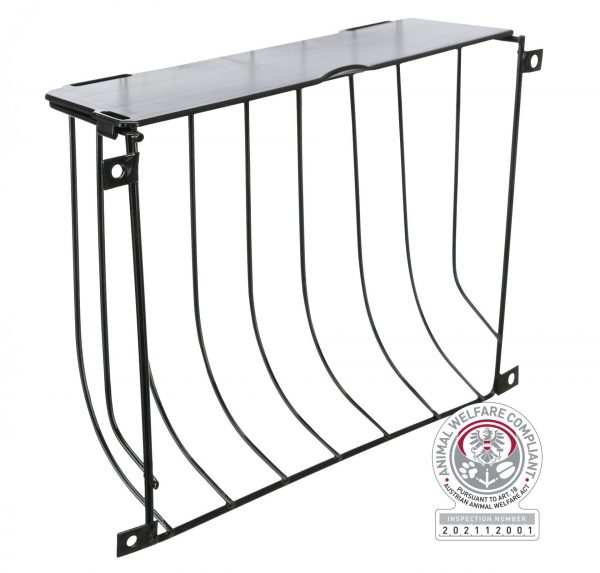 Wall-mounted Hay Rack with Flip-up Lid for Guinea Pigs and Rabbits - Image 3