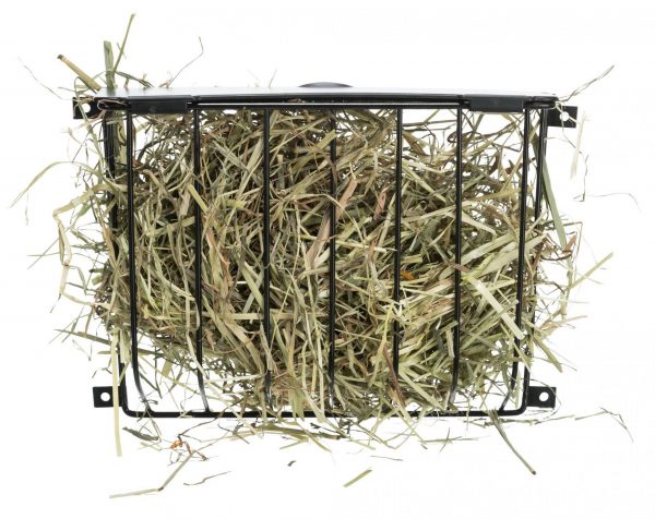 Wall-mounted Hay Rack with Flip-up Lid for Guinea Pigs and Rabbits - Image 2