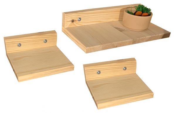 Hamster & Small Pet Wall-mounted Platform Shelves - 2 sizes - Image 2