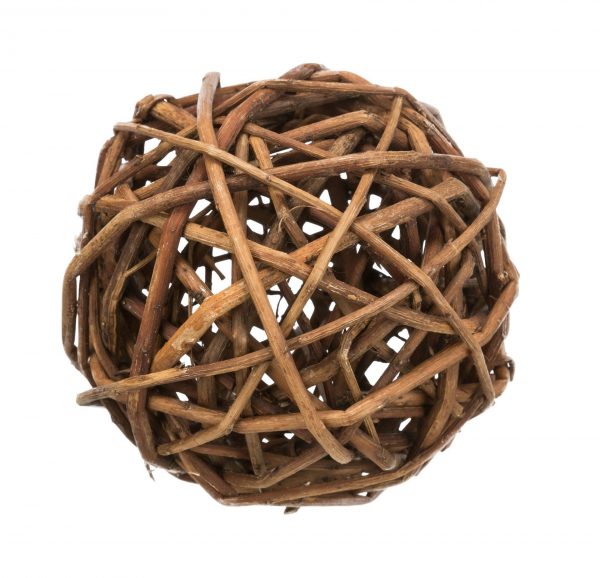 Play Ball for Small Pets - Wicker or Grass - 6cm - Image 2