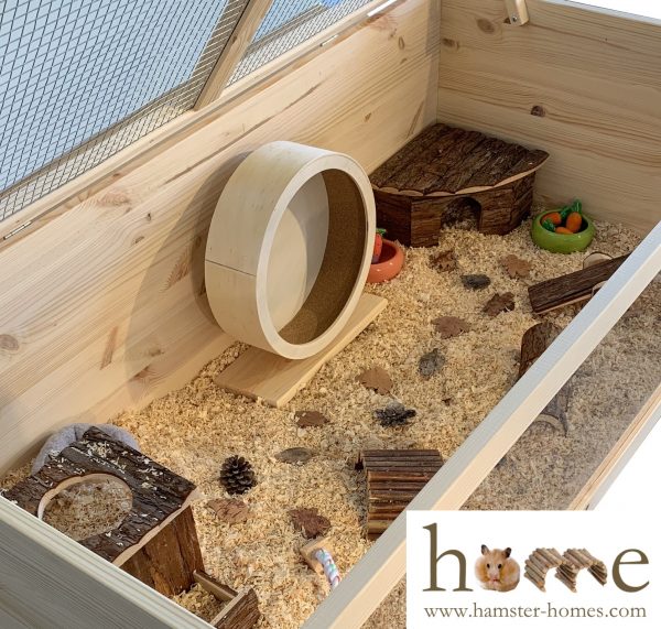 Super Large Hamster Cage & Small Pet Home with Perspex Front 120x60cm - Image 3