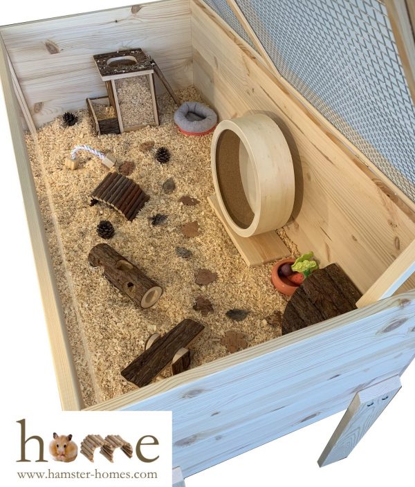 Super Large Hamster Cage & Small Pet Home with Perspex Front 120x60cm - Image 4
