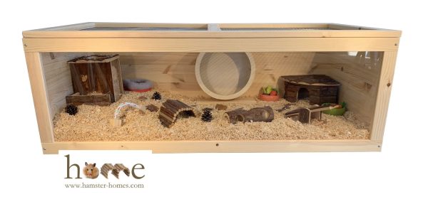 Super Large Hamster Cage & Small Pet Home with Perspex Front 120x60cm - Image 2