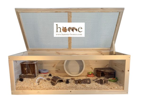 Natural Wood Corner Syrian Hamster House by Trixie - Image 3
