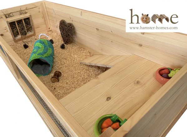 Extra Large Guinea Pig Hide with 2 doors (55x30cm), Ladder optional - Image 3