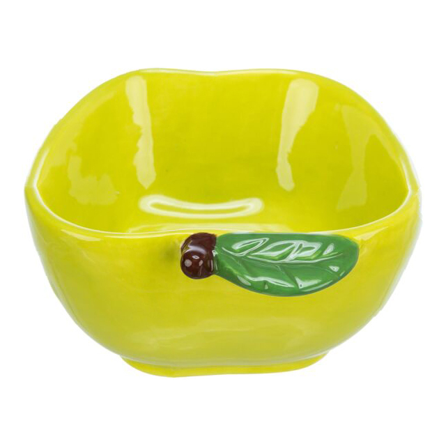 Apple-shaped Small Pet Bowl 12x11cm