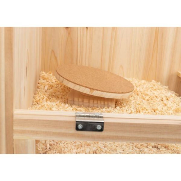 Cork Lined Running Disc Exercise Wheel for Hamsters and Small Pets - 22cm or 30cm - Image 2