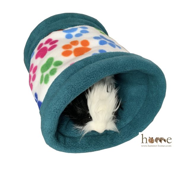 Hand Made Soft Fleece Snuggle Tunnel or Snuggle Sack for Guinea Pigs - Image 2