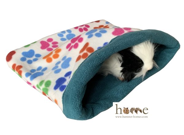 Hand Made Soft Fleece Snuggle Tunnel or Snuggle Sack for Guinea Pigs - Image 3